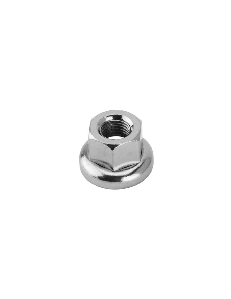 Rotating Washer Hub Axle Nut Front 9x1mm Chrome.